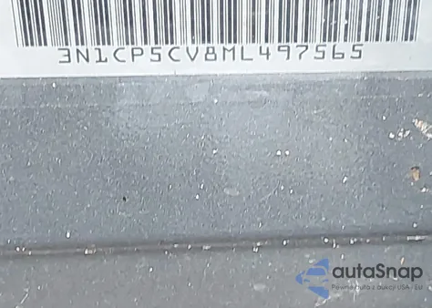 2021 Nissan Kicks Sv Xtronic Cvt из США, поврежденный, VIN 3N1CP5CV8ML497565